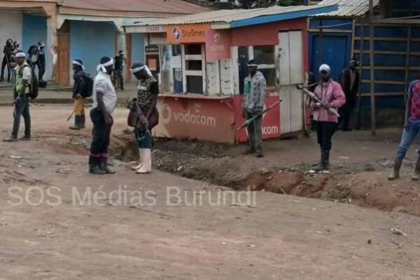 Des combattants de CODECO dans la ville de Bunia