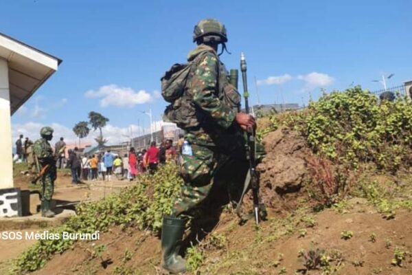 Un rebelle du M23 à Bunagana, lundi 13 juin 2022