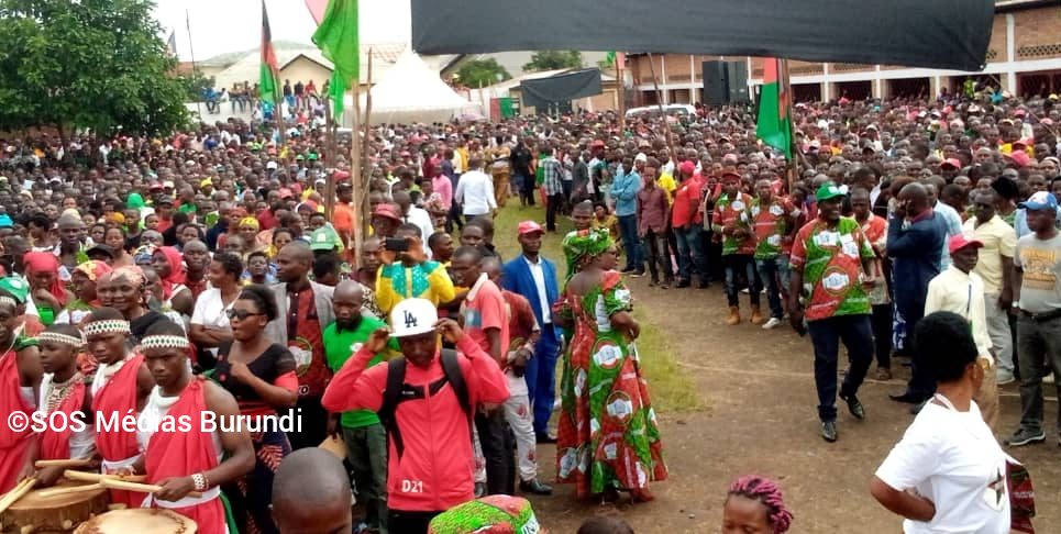 Des militants du CNL dans un rassemblement de leur parti © SOS Médias Burundi
