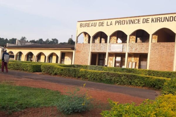 The Kirundo provincial office building