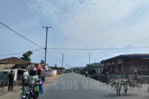 A street in the town of Rumonge where the two journalists were manhandled (SOS Médias Burundi)