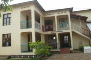 The communal building of Kayogoro in Makamba province in the south of the country, DR