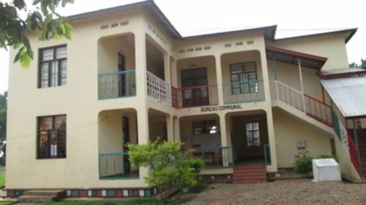 The communal building of Kayogoro in Makamba province in the south of the country, DR