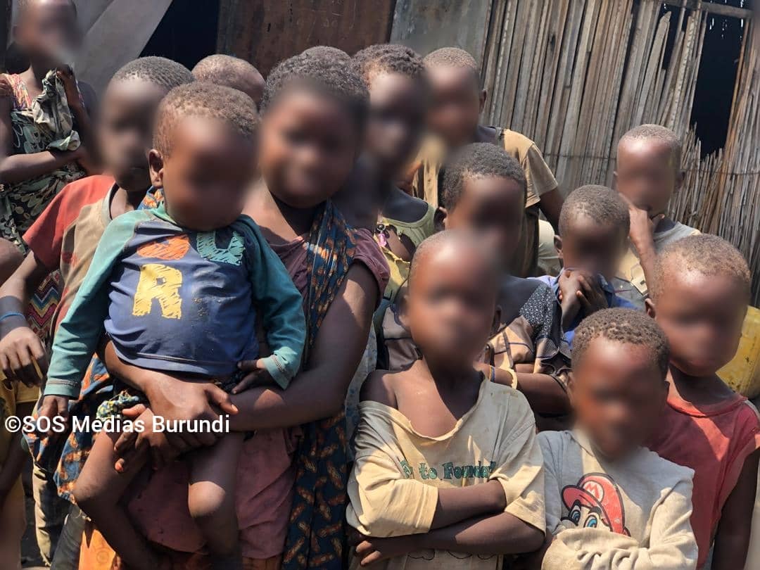 Children from families of Burundian asylum seekers in South Kivu (SOS Médias Burundi)