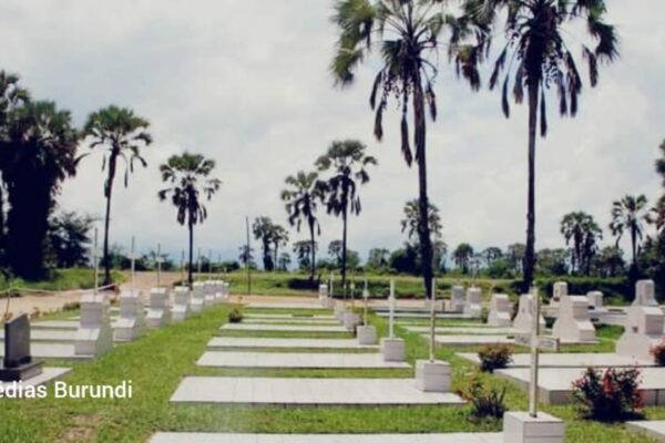 Part of the Mpanda cemetery in Bubanza province, the largest in Burundi (SOS Médias Burundi).