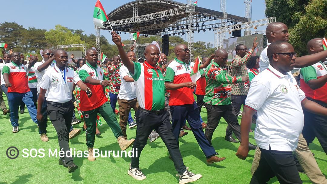 A parade at the celebration of the 8th edition of the day dedicated to the Imbonerakure, Bujumbura, August 31, 2024 (SOS Médias Burundi)