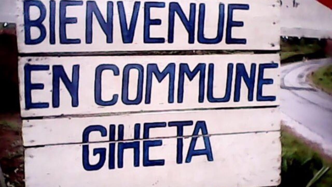 A sign post indicating the commune of Giheta in central Burundi