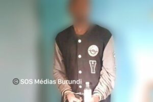 The Burundian refugee who was arrested on November 10, 2024 in Dzaleka by the police (SOS Médias Burundi)