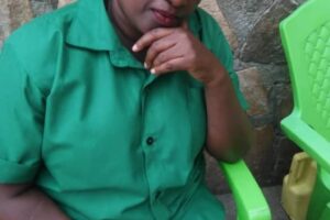 Journalist Sandra Muhoza in prison uniform in Burundi, DR