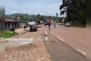 Le poste frontière de Mugina entre le Burundi et la Tanzanie