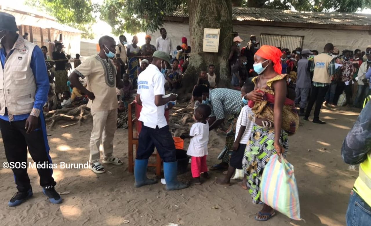 Burundian refugees about to be repatriated, June 2022 (SOS Médias Burundi)