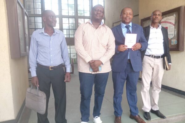 The four leaders of the parties that form the new coalition in Burundi, December 13, 2024 in the commercial city Bujumbura, DR