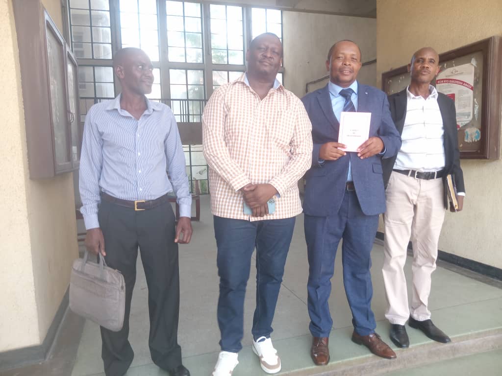 The four leaders of the parties that form the new coalition in Burundi, December 13, 2024 in the commercial city Bujumbura, DR