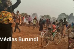Refugees stock up at the last market in the Nyarugusu camp in the part occupied by Burundian refugees, July 2024 (SOS Médias Burundi)