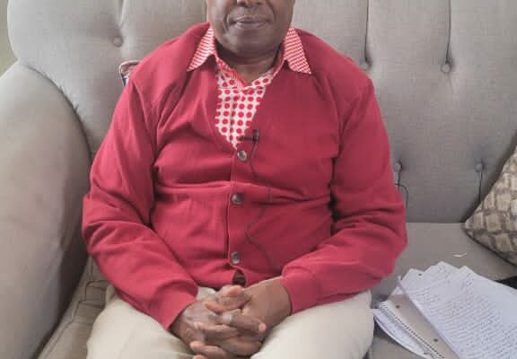 Charles Nditije, chairperson of the Uprona party - opposition wing, December 2024 (SOS Médias Burundi)