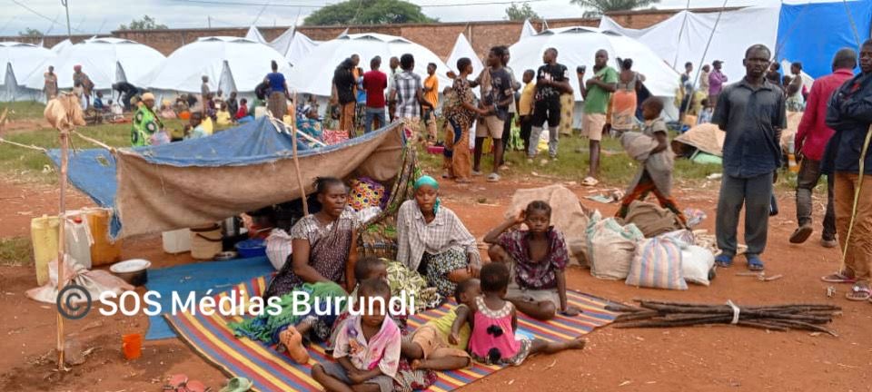New Congolese refugees welcomed in the province of Cibitoke, in northwest Burundi, bordering Congo, on February 18, 2025 (SOS Médias Burundi)