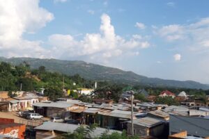 The center of Magara, town of the district of Bugarama where the four Ugandan nationals were arrested (SOS Médias Burundi)