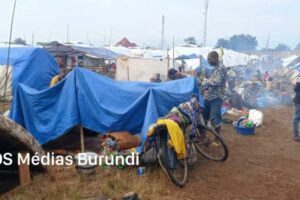 Un site d'accueil de nouveaux réfugiés congolais en province de Cibitoke dans le nord-ouest du Burundi, frontalière avec le Congo