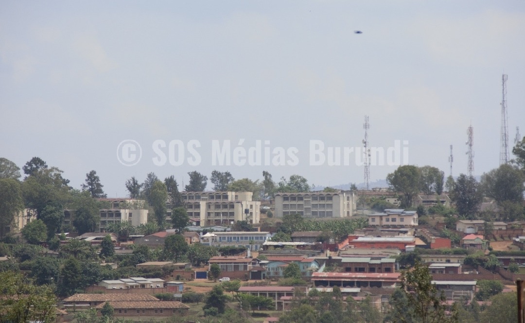 A view of the city of Gitega, the political capital of Burundi, where a dozen members of the Banyamulenge community are detained (SOS Médias Burundi)
