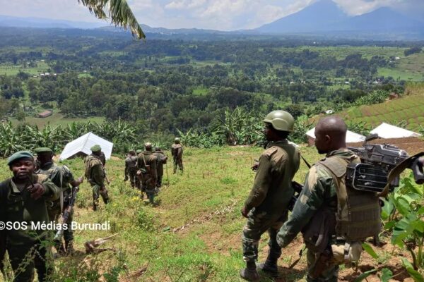 Des militaires de l'armée congolaise déployés dans le Nord-Kivu dans le cadre de l'état de siège, septembre 2023 © SOS Médias Burundi