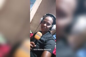 la journaliste burundaise Gérardine Ingabire détenue par la police congolaise © SOS Médias Burundi